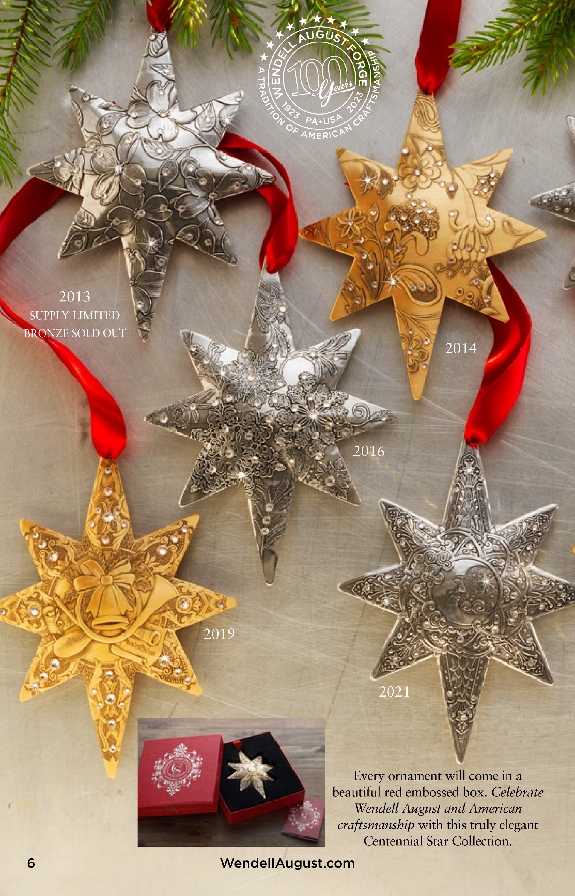 Christmas in July | American Made Gifts | Wendell August Forge - Limited  Edition Centennial Star True North (Bronze)